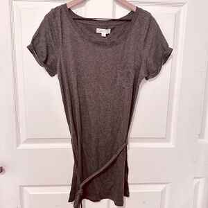 F21 | Top | Tunic Tee Top with Braided Belt | Minimalist | Capsule | Normacore
